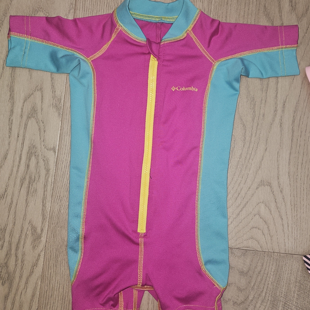 Columbia Kids Swim Suit - Pink and Blue
